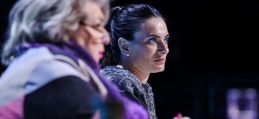 Татьяна Тарасова и Елена Исинбаева
