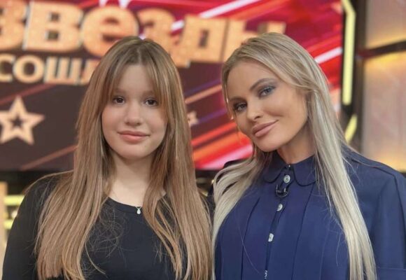 ДАНА БОРИСОВА С ДОЧЕРЬЮ ПОЛИНОЙ